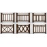 Ограждение террасы Holzhof WoodStyle из ДПК с тиснением "под дерево"