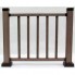 Ограждение террасы Holzhof WoodStyle из ДПК с тиснением "под дерево"