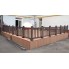 Ограждение террасы Holzhof WoodStyle из ДПК с тиснением "под дерево"
